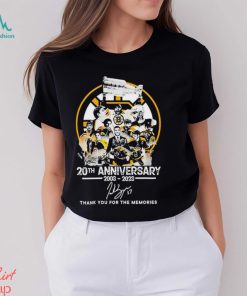 Boston Bruins 20th Anniversary 2003 – 2023 Thank You For The Memories Signature shirt