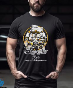 Boston Bruins 20th Anniversary 2003 – 2023 Thank You For The Memories Signature shirt