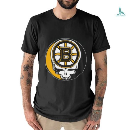 Boston Bruins Grateful Dead Steal Your Face Hockey NHL Shirt