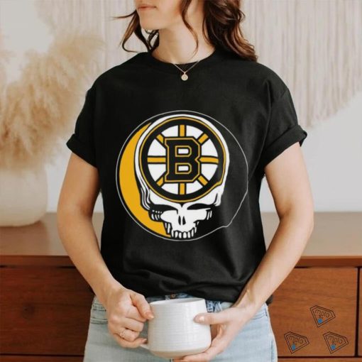 Boston Bruins Grateful Dead Steal Your Face Hockey NHL Shirt