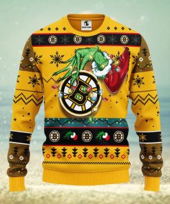 Boston Bruins Grinch Christmas Ugly Sweater