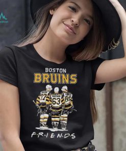 Boston Bruins NHL Friends Bergeron Marchand Pastrnak signatures shirt