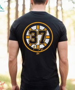 Boston Bruins Patrice Bergeron #37 Black Player Shirt