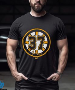 Boston Bruins Patrice Bergeron #37 Black Player Shirt