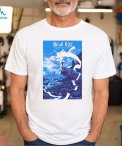 Boston MA august 19 2023 Sigur Ros tour art poster design t shirt