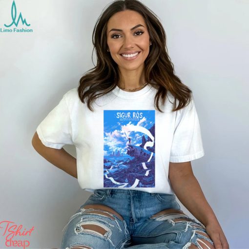 Boston MA august 19 2023 Sigur Ros tour art poster design t shirt