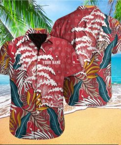 Custom Name And Number Boston Red Sox Baseball Cool Hawaiian Shirt