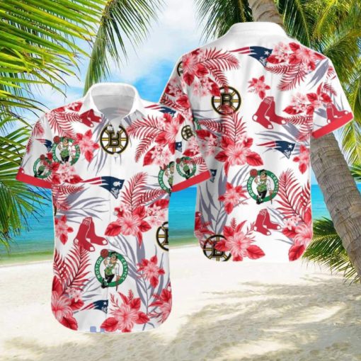 Boston Sports Red Hawaiian Shirt Best Gift For Fans Men And Women hawaiian shirt