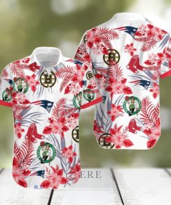 Boston Sports Red Hawaiian Shirt Best Gift For Fans Men And Women hawaiian shirt