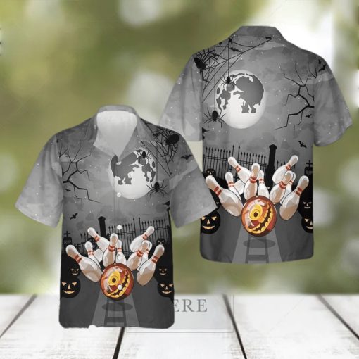 Bowling Halloween Hawaiian Shirt