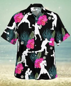 Boxing Tropical Flower Hawaiian Shirt