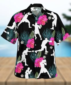 Boxing Tropical Flower Hawaiian Shirt