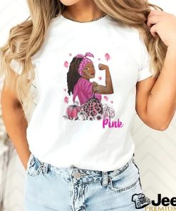 Breast Cancer In October We Wear Pink Black Woman Breast Cancer Awareness 121 Warrior shirt