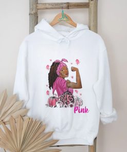 Breast Cancer In October We Wear Pink Black Woman Breast Cancer Awareness 121 Warrior shirt