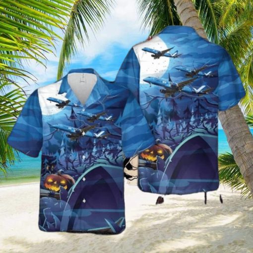 Breeze Airways E190 Halloween Hawaiian Shirt