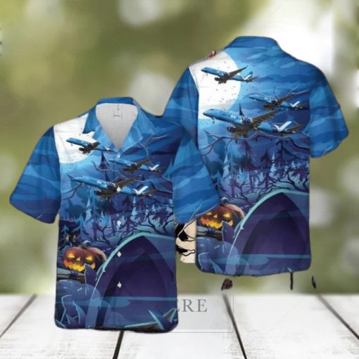 Breeze Airways E190 Halloween Hawaiian Shirt