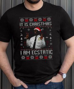 Brooklyn Nine Nine Captain Holt It Is Christmas I Am Ecstatic shirt