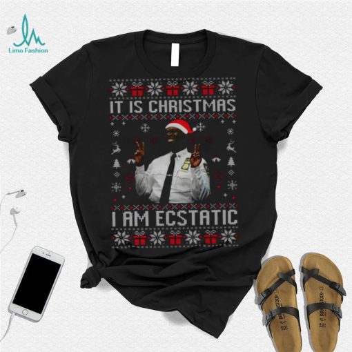 Brooklyn Nine Nine Captain Holt It Is Christmas I Am Ecstatic shirt