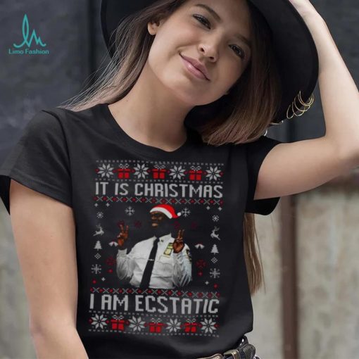 Brooklyn Nine Nine Captain Holt It Is Christmas I Am Ecstatic shirt