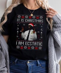 Brooklyn Nine Nine Captain Holt It Is Christmas I Am Ecstatic shirt