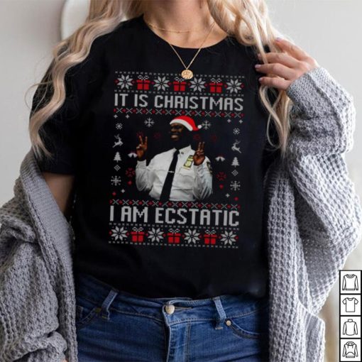 Brooklyn Nine Nine Captain Holt It Is Christmas I Am Ecstatic shirt