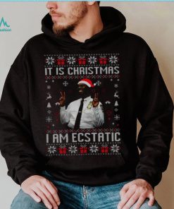Brooklyn Nine Nine Captain Holt It Is Christmas I Am Ecstatic shirt