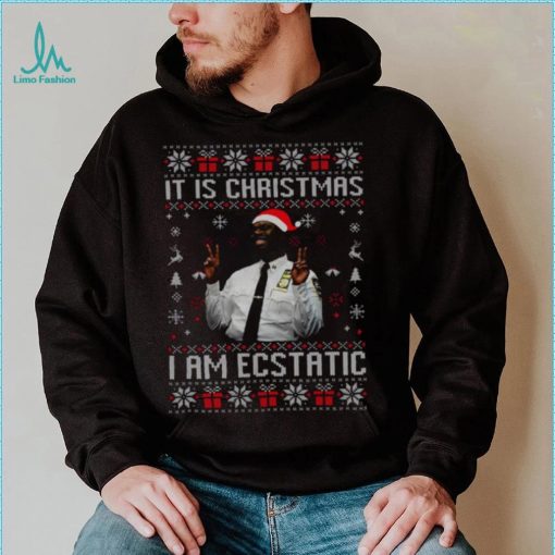 Brooklyn Nine Nine Captain Holt It Is Christmas I Am Ecstatic shirt