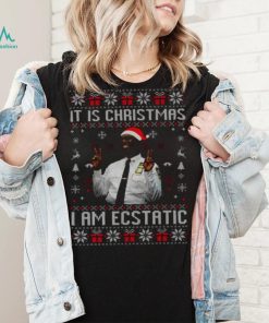 Brooklyn Nine Nine Captain Holt It Is Christmas I Am Ecstatic shirt