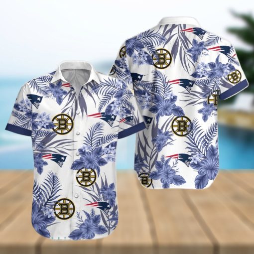 Bruins Patriots Hawaiian Shirt Best Gift For Fans Men And Women