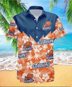 Bucknell Bison 3D Hawaiian Shirt Tropical Seamless NCAA Men And Women Gift For Fans hawaiian shirt