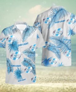 Bud Light Beer Palm Leaves Tropical Hawaiian Shirt And Shorts Unique Summer Gift