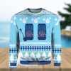 Modelo Especial Beer 3D Print Ugly Christmas Sweater, Hoodie