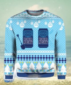 Bud Light Can Beer All Over Print 3D Hoodie T Shirt Christmas Sweater