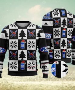 Bud Light Funny Beer Ugly Christmas Sweater Black Gift For Men And Women