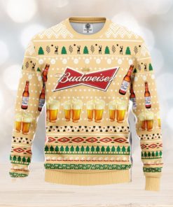 Budweiser Beer Ugly Christmas Sweater Amazing Gift Men And Women Christmas Gift