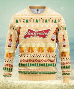 Budweiser Beer Ugly Christmas Sweater Amazing Gift Men And Women Christmas Gift