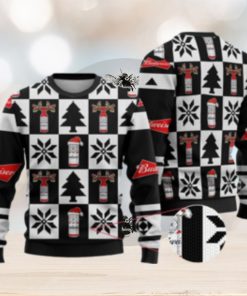 Budweiser Funny Beer Christmas Sweater Black Gift For Men And Women