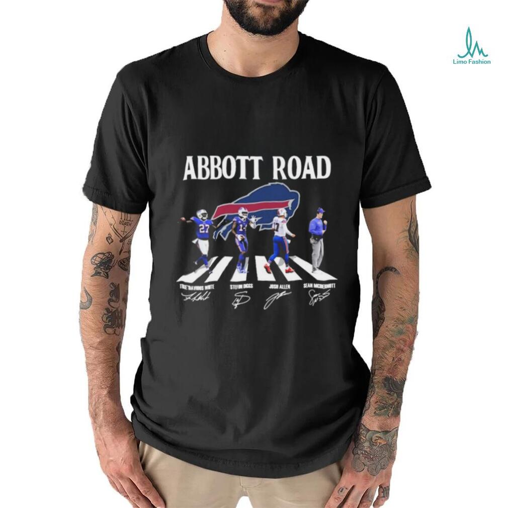 New York Yankees And Buffalo Bills Abbey Road Signatures Yankees T