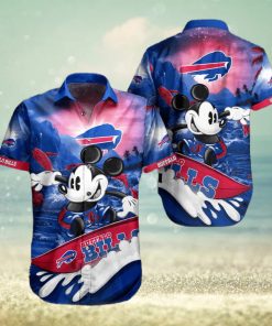 Buffalo Bills Hawaiian Shirt Bills Mickey Surfing Hawaiian Shirt