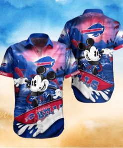 Buffalo Bills Hawaiian Shirt Bills Mickey Surfing Hawaiian Shirt