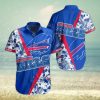 Buffalo Bills Hawaiian Shirt Flower Pattern Beach Gift For Friend, NFL Hawaiian Shirt