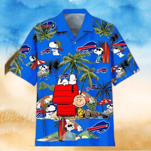 Buffalo Bills Hawaiian Shirt Charlie Snoopy Coconut Tree Buffalo Bills Gift