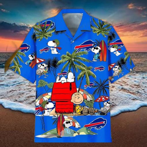 Buffalo Bills Hawaiian Shirt Charlie Snoopy Coconut Tree Buffalo Bills Gift