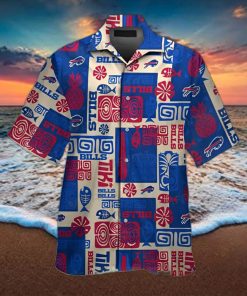 Buffalo Bills Hawaiian Shirt Fish Pineapple Flower Buffalo Bills Gift