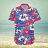 Buffalo Bills Hawaiian Shirt Bills Pink Hibiscus Flowers Hawaiian Shirt