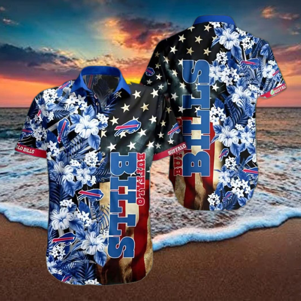 Buffalo Bills NFL Flower 3D All Over Print Hawaiian Shirt - Limotees