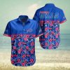 Buffalo Bills Hawaiian Shirt Skull Flower Pattern Gift For Football Coach