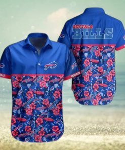 Buffalo Bills Hawaiian Shirt Hibiscus Flower Gift For Beach Vacation