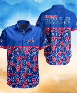 Buffalo Bills Hawaiian Shirt Hibiscus Flower Gift For Beach Vacation