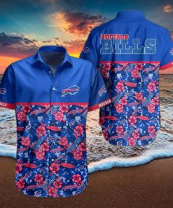 Buffalo Bills Hawaiian Shirt Hibiscus Flower Gift For Beach Vacation